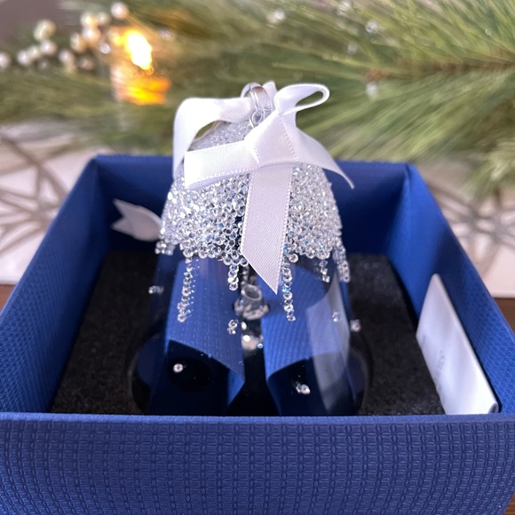 NIB 2017 Swarovski Christmas Bell Ornament - Large - Picture 3 of 4